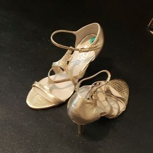 Michael Korea Gold Shoes